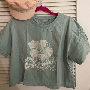 RIP CURL NWOT Retro Crop Boyfriend Cut Tee!